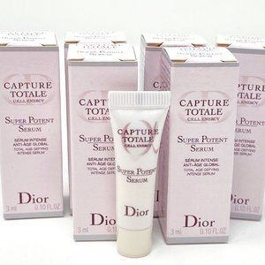 8 Dior Super Potent Serum Capture Total Cell Energy  .10oz tube New w box travel